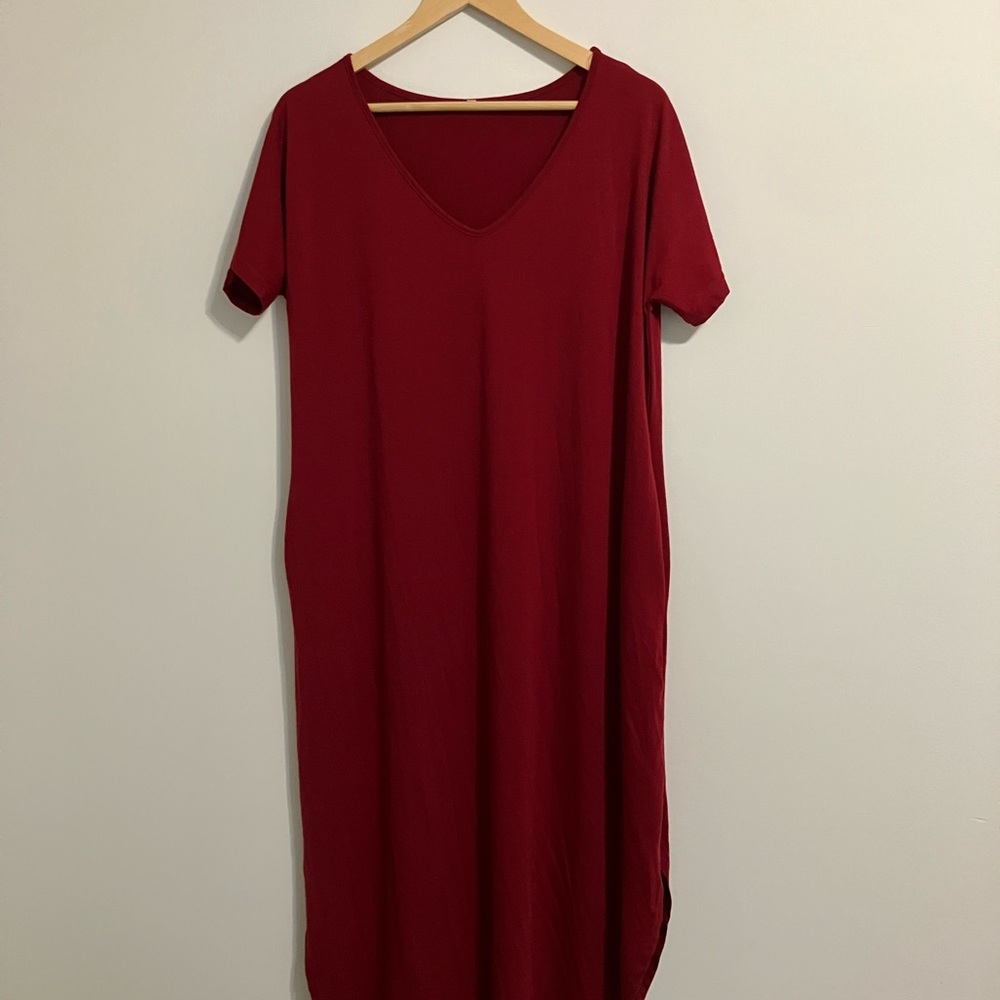 Long Red Dress
